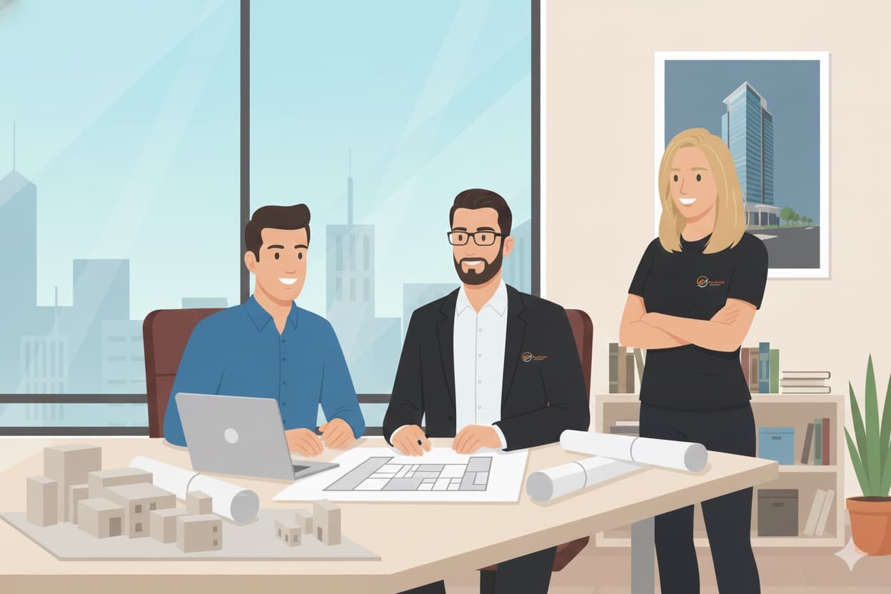 Equipe Dias Gomes apoiando escritorios de arquitetura